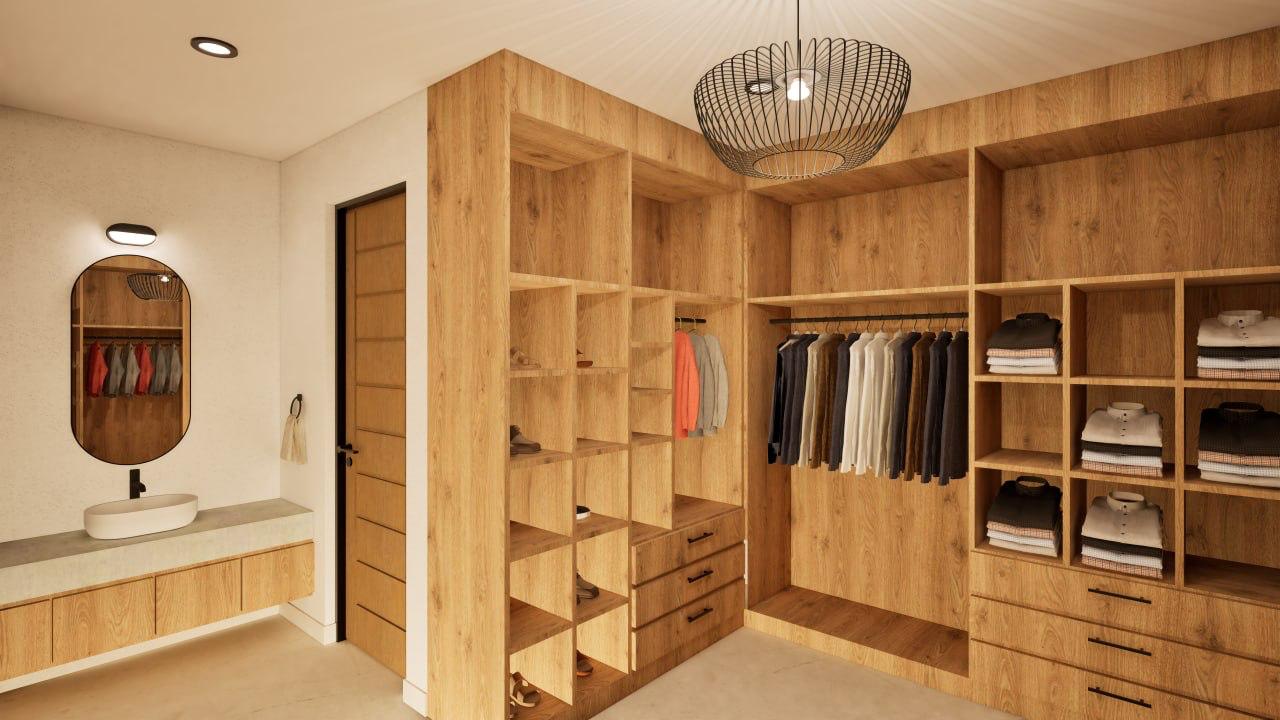 Walk-in Closet Casa Cerdeña